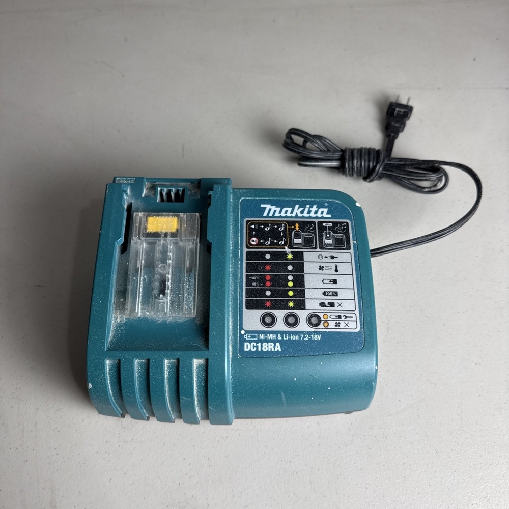 Makita DC18RA 7.2-18V Li-ion Rapid Battery Charger Genuine OEM